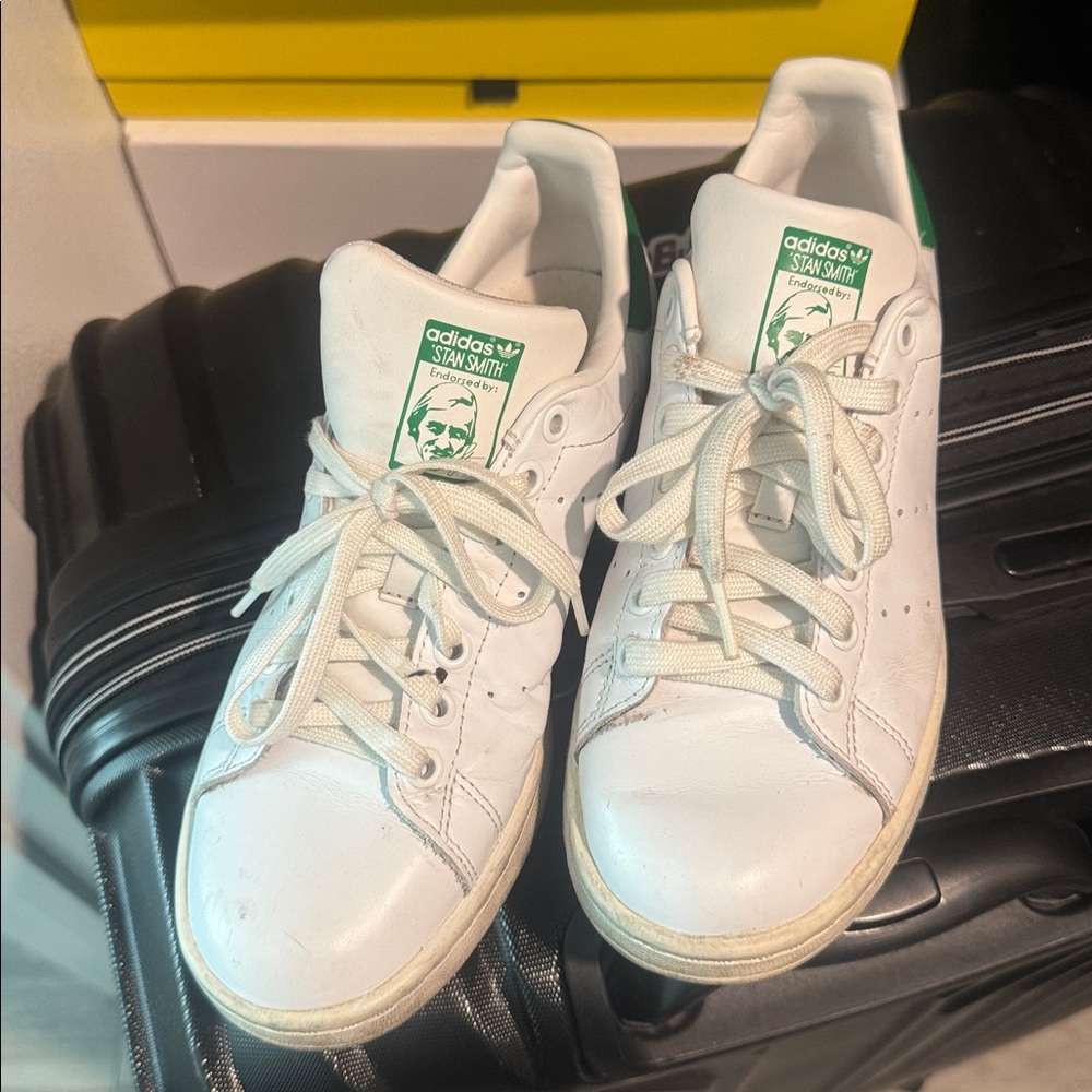 Adidas Stan Smith White with Green Accents